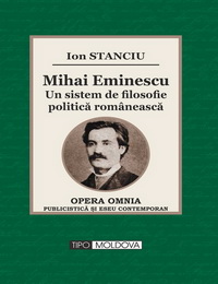 coperta carte mihai eminescu un sistem de filosofie politica romaneasca de ion stanciu